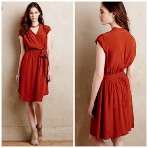 Anthropology Maeve Noronha Wrap Dress